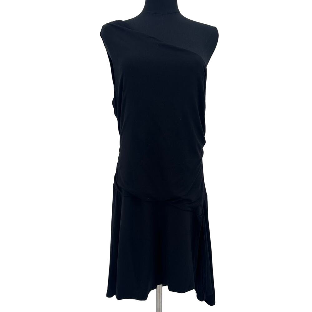 New With Tags Urban Outfitters UO Monica One Shoulder Romper Black Womens Size L - Picture 4 of 14